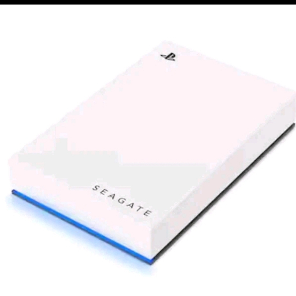 Seagate 5TB Portable White External Memory Hard Drive